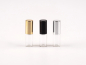 Preview: mini-glasflasche-gold-silber-schwarz-rollon