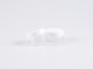 Preview: Dose, 10ml, transparent-schwarz-weiss