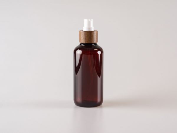 Flasche "Alex" 200ml, mit Lotionspumpe Walnut