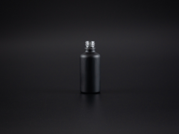 Schwarzglasflasche 50ml, DIN18, ohne Montur