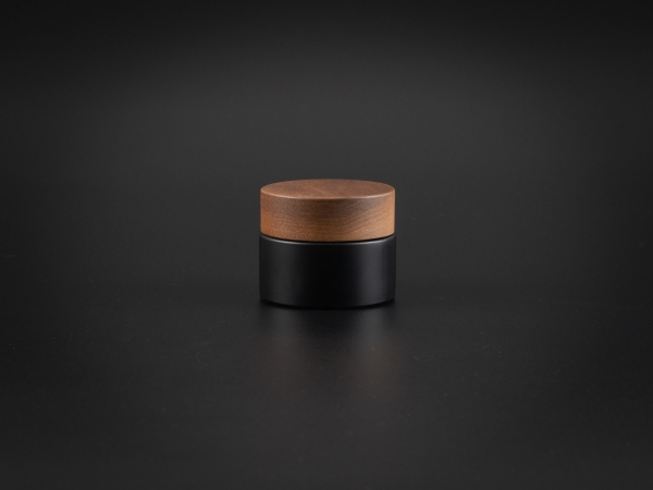 Kosmetikdose Walnut, 50ml, mattschwarz