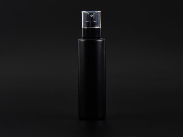 Flasche "Tara" 250ml, matt-schwarz, mit Zerstäuber "Prime"