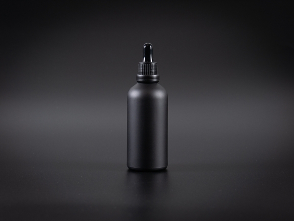 pipettenflasche-100ml-schwarz-mattiert