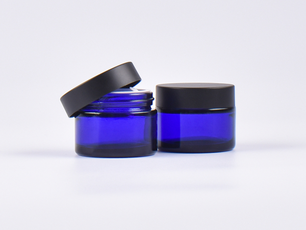 50g-blauglasdose-deckel-schwarz-glasdosen