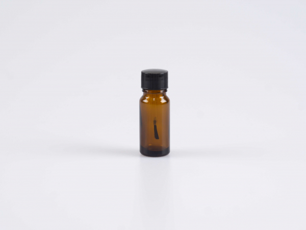 Braunglasflasche 10ml, mit Pinselmontur