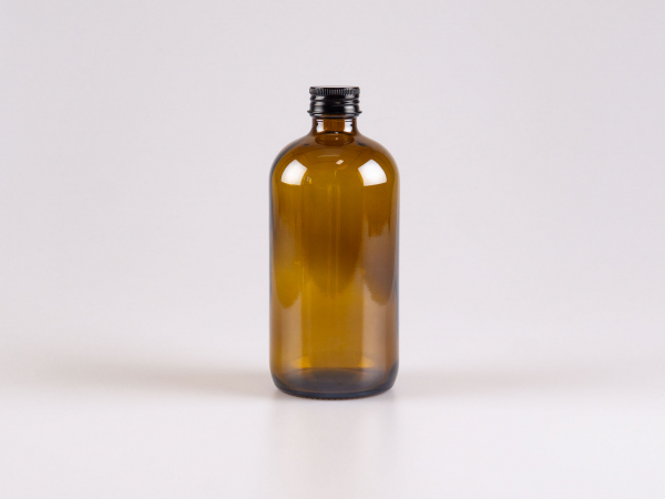 Braunglasflasche 480ml, mit Aludeckel