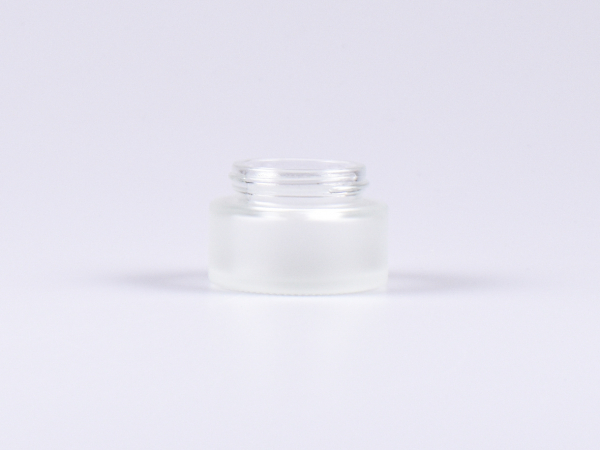 Kosmetikdose säuremattiert für Bambus/Walnutdeckel, ohne Deckel, 15ml