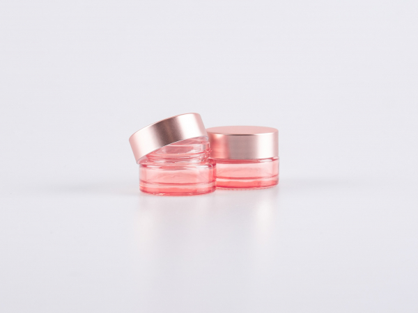 Kosmetikdose "Lucy", 7ml, mit Deckel rosé