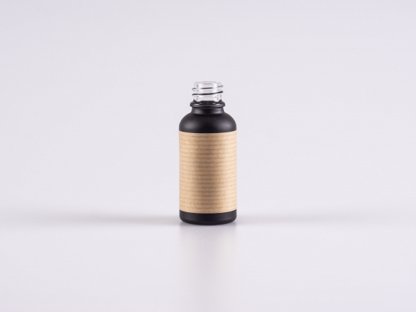 Etikette "braun-antik", passend zu 30ml DIN18 Glasflaschen