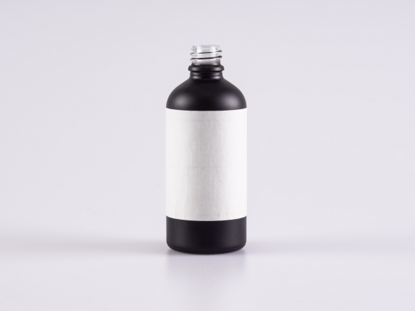 Etikette "weiss und braun-antik", passend zu 100ml DIN18 Glasflaschen, 145x60mm