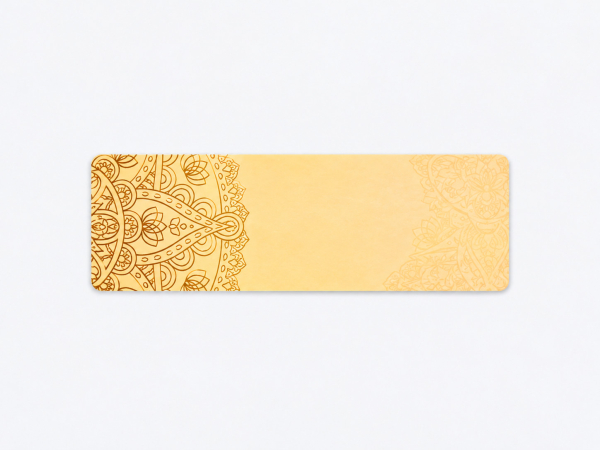etikette beige ornament