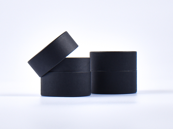 Dose "Eco" 170ml, aus Pappe, mattschwarz - Sonderformat