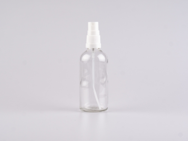 Klarglas-Flasche-Spray-Originalitaetsverschluss-100ml