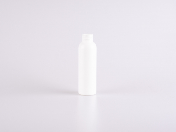 Flasche "Tara" 100ml, HD-PE matt-weiss, ohne Montur