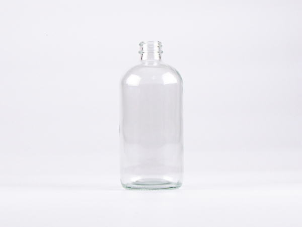 Klarglasflasche 500ml, 28/410, ohne Montur