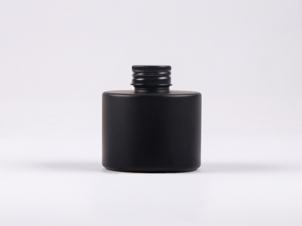 Schwarzglasflasche Lilly 130 ml - Schraubverschluss Aluminium