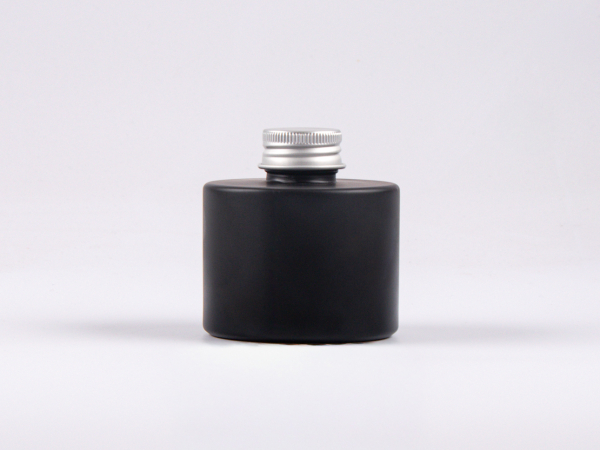 Schwarzglasflasche Lilly 130 ml - Schraubverschluss Aluminium