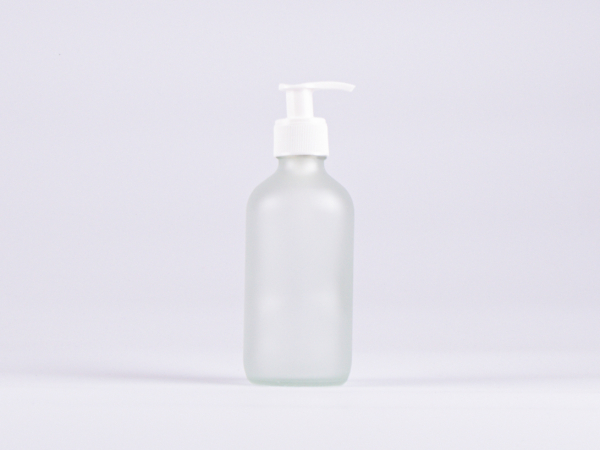 Glasflasche säuremattiert 250 ml - Dispenser Kunststoff