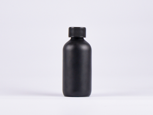 Schwarzglasflasche 250 ml - Verschluss KISI