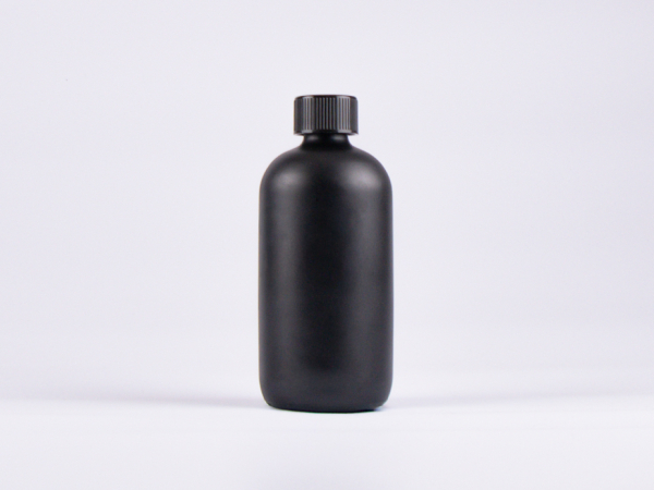 Schwarzglasflasche 500 ml - Verschluss KISI