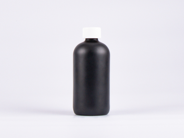 Schwarzglasflasche 500 ml - Verschluss KISI