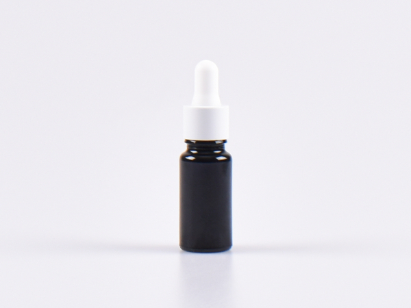 MIRON Violettglasflasche 10ml, mit Pipette weiss