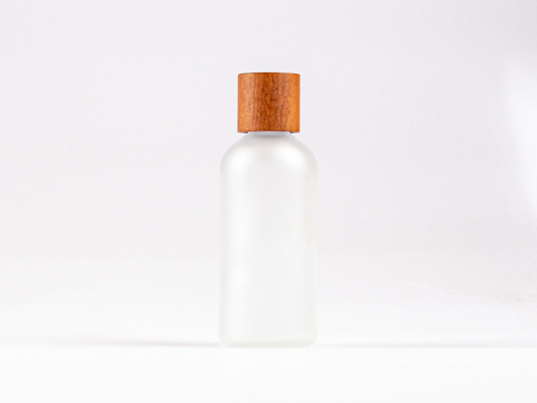 Glasflasche-mit-Schraubverschluss-Tropfmontur-Bambus