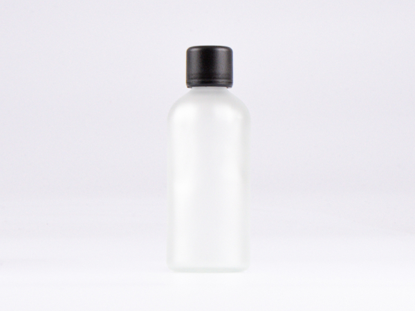 säuremattierte Flasche 100ml, mit Schraubverschluss OV