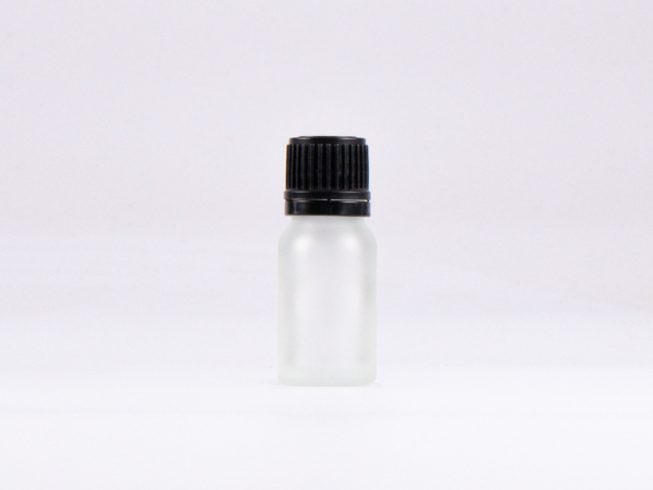 säuremattierte Flasche 10ml, mit Schraubverschluss OV