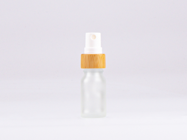 säuremattierte Flasche 10ml, mit Zerstäuber Bambus
