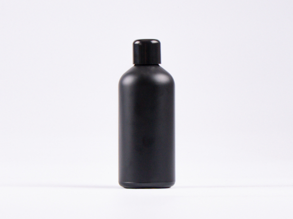 Schwarzglasflasche 100ml, mit Tropfmontur schwarz