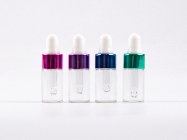 Pipettenflasche 3 ml - metallic