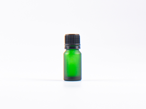 Grünglasflasche 10ml, mit Schraubverschluss OV