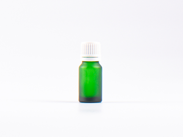 Grünglasflasche 10ml, mit Schraubverschluss OV