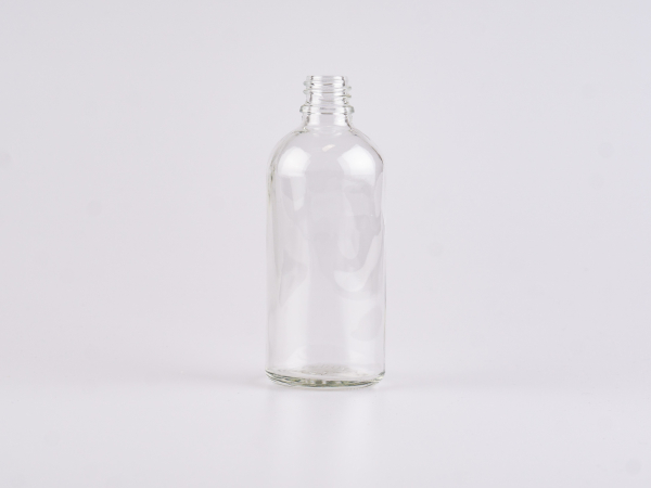 Klarglasflasche, 100ml, DIN18, ohne Montur