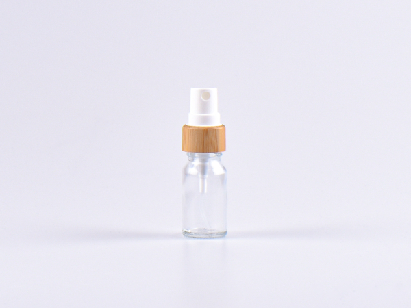 Klarglasflasche 10ml, mit Zerstäuber Bambus