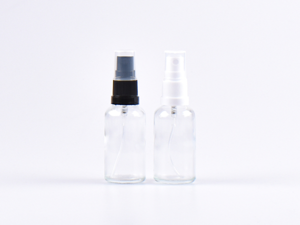 Klarglasflasche 30ml, mit Zerstäuber Kunststoff