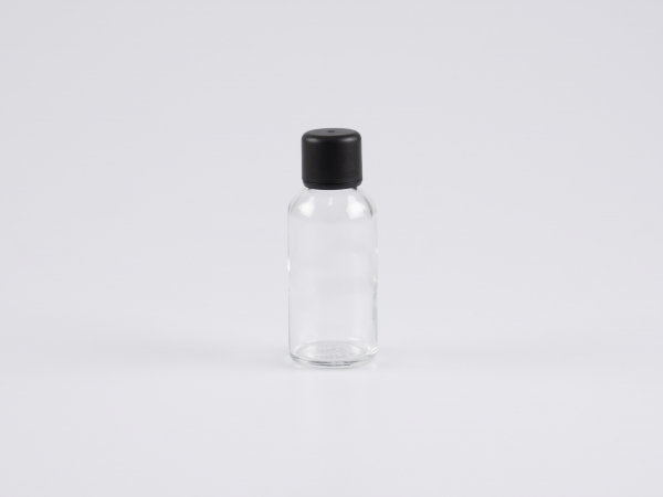 Klarglasflasche 50ml, mit Schraubverschluss OV