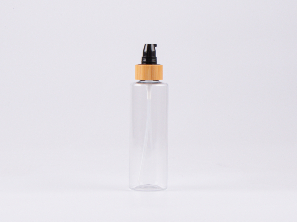 Flasche Sharp 150 ml - Lotionspumpe Bambus