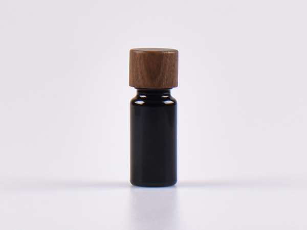 MIRON Violettglasflasche 10ml, mit Schraubverschluss Walnut