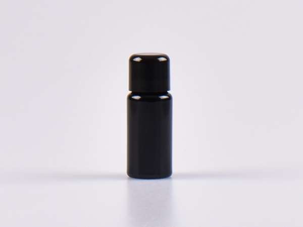 MIRON Violettglasflasche 10ml, mit Tropfmontur Schwarz