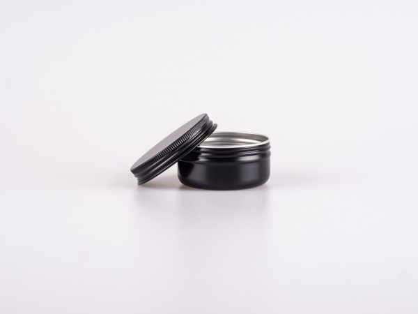 Metalldose, 50ml, mattschwarz