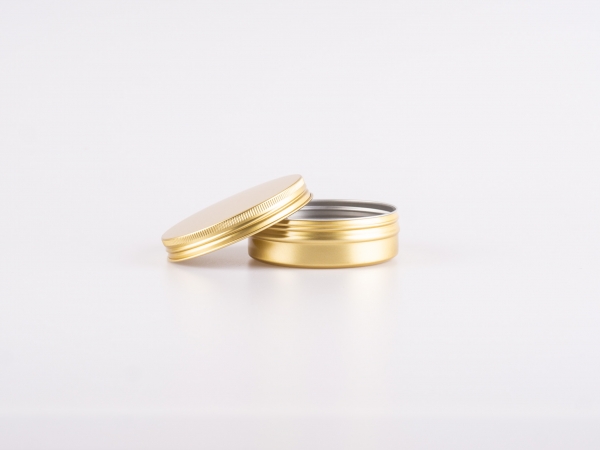 Metalldose, 100ml, gold