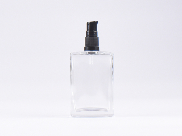 Klarglasflasche Miro 100 ml - Lotionspumpe Kunststoff