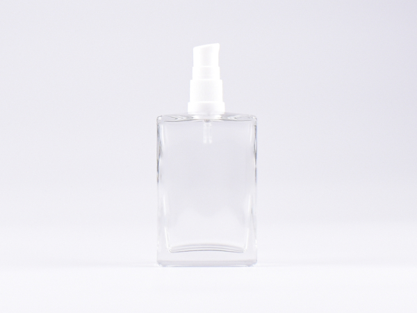 Klarglasflasche Miro 100 ml - Lotionspumpe Kunststoff