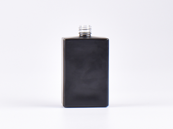 Schwarzglasflasche "Miro" , 100ml, DIN18, ohne Montur