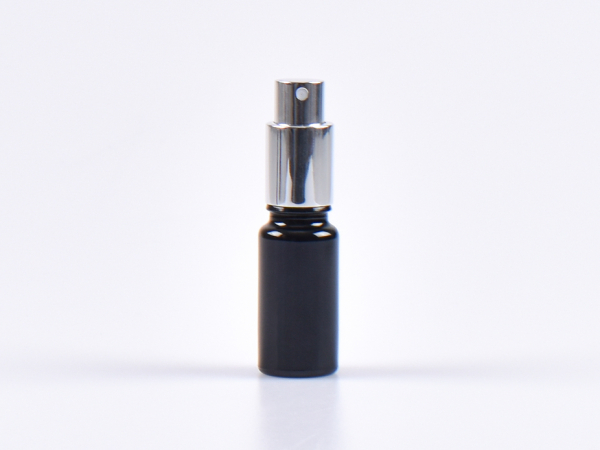 MIRON Violettglasflasche 10ml, mit Zerstäuber Aluminium, 4 Color