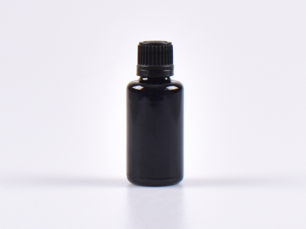 MIRON Violettglasflasche 30ml, mit Schraubverschluss OV