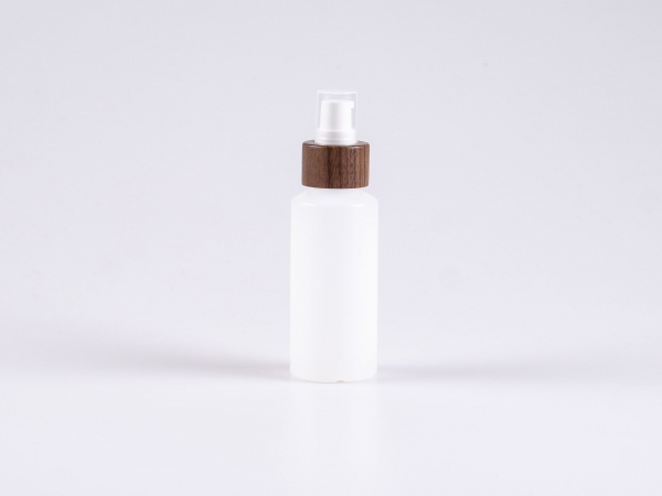 Flasche "Nasa" 100ml, LDPE, mit Lotionspumpe Walnut