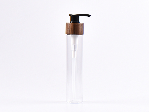 PET Röhrchen, 100ml, mit Dispenser Walnut